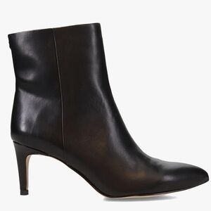 New W/O Box Sam Edelman Ulissa Ankle Bootie sze 5.5 Black Leather Pointy Toe